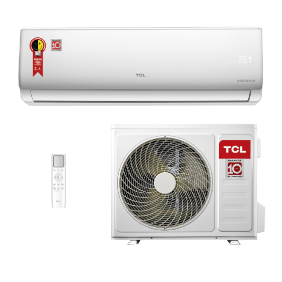 Ar-Condicionado Split Inverter 32000 BTUs TCL Hi Wall Quente e Frio TAC-32CHSA2-INV 220V