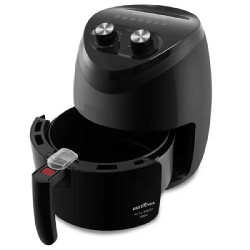 Fritadeira Air Fryer Britânia 3,5L Revestimento Antiaderente 1500W BFR25P - 220v