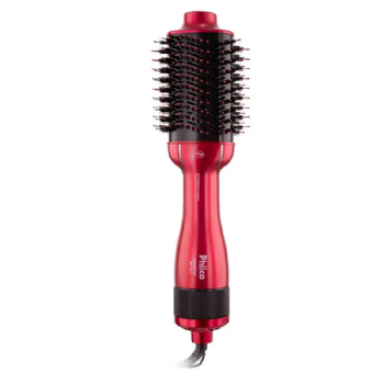 Escova Secadora Philco 1300W Cerâmica Turmalina - com Íons 2 Velocidades Soft Beauty Cherry PEC13 - Bivolt