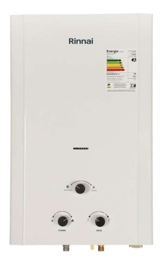 Aquecedor de Água à Gás Mecânico - REUM200 GLP Rinnai 20 Litros Min