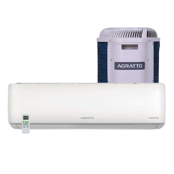 Ar-Condicionado Split Inverter Agratto Hi Wall Liv Top 12000 BTUs Quente Frio LCST12QF02I - 220V