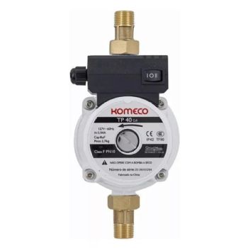 Bomba Pressurizador De Água Quente e Frio Tp40 G4 120w Komeco - 127v
