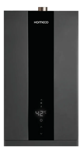 Aquecedor De Água A Gás Komeco Glp 16 Litros - Home - Preto 127/220V Seletor de tensão