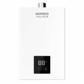 AQUECEDOR DE AGUA A GAS AUTO KO 21D - KOMECO PRIME - BRANCO GLP - 21 LITROS