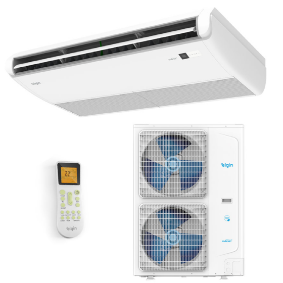Ar Condicionado Split Inverter Piso Teto 56000 BTUs Elgin Plus Só Frio PDFI60C2DA / PDFE60C2CA 220V
