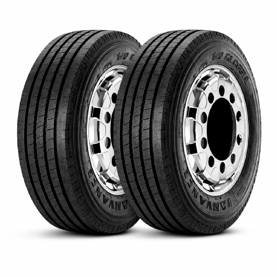 KIT 2 Pneu Caminhão/Ônibus - 275/80R22,5 Advance 149/146L TL