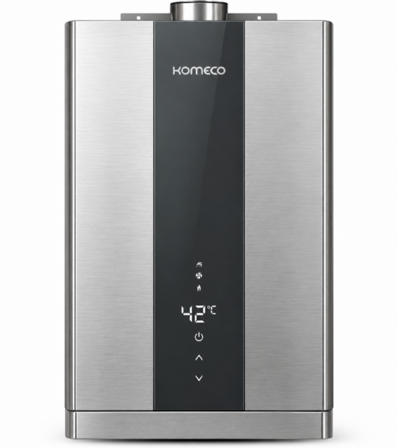 Aquecedor A Gás Komeco KO 36DI Digital 36L GLP Inox Bivolt