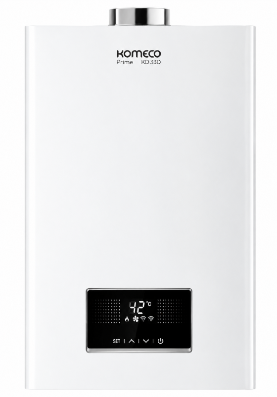 Aquecedor de Água a Gás Komeco KO 33D Prime Wi-Fi 32,5 Litros GLP Branco
