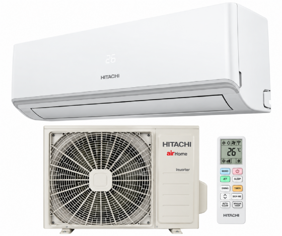 Ar-Condicionado Split Hitachi 12.000 BTUs Inverter Quente e Frio 220V