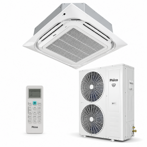 Ar-Condicionado Split Cassete Inverter Philco 55000 BTUs Quente e Frio
