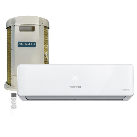 Ar Condicionado Split Inverter 12000 BTUs Agrato Kyn Top Quente/Frio KNICST12QF-02 - 220V
