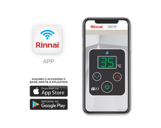 Módulo Controlador Wifi Rinnai Para Aquecedor A Gás Rou0040
