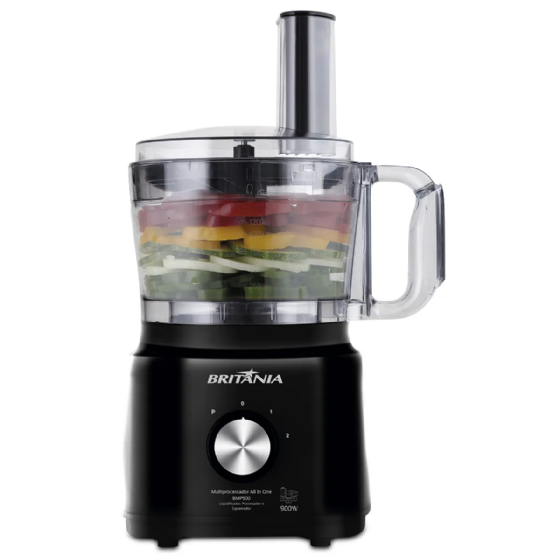 Multiprocessador Britânia 900W 3 em 1 All In One BMP900P - 220v