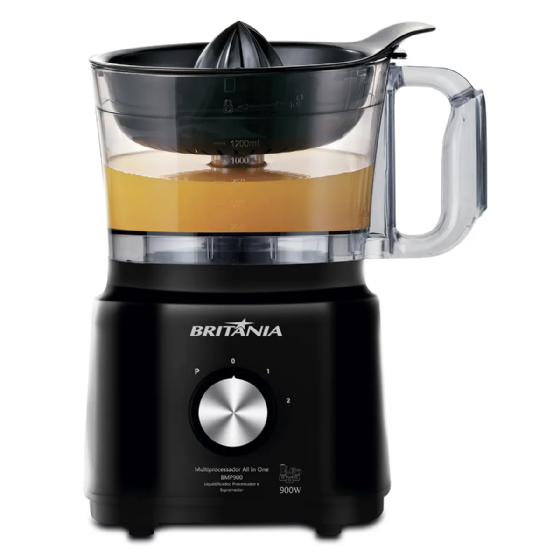 Multiprocessador Britânia 900W 3 em 1 All In One BMP900P - 220v