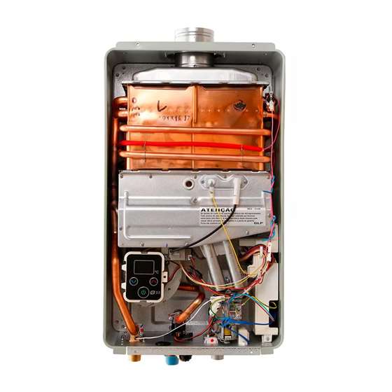 Aquecedor de Água a Gás Digital Rinnai 32,5 Litros E33 Bivolt GLP - Branco