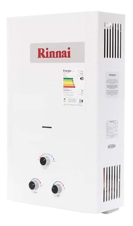 Aquecedor de Água à Gás Mecânico - REUM200 GLP Rinnai 20 Litros Min