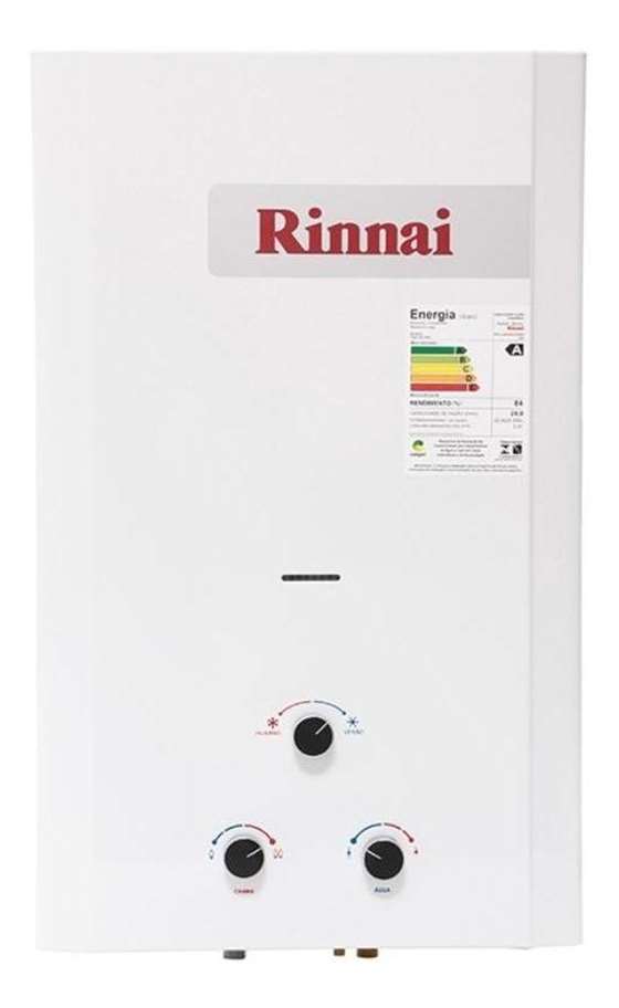 Aquecedor de Água à Gás Mecânico - REUM200 GLP Rinnai 20 Litros Min
