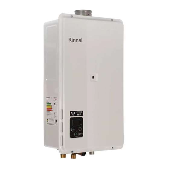 Aquecedor De Água A Gás Rinnai 32,5 Litros E33 GN Cor Branco 127v/220v