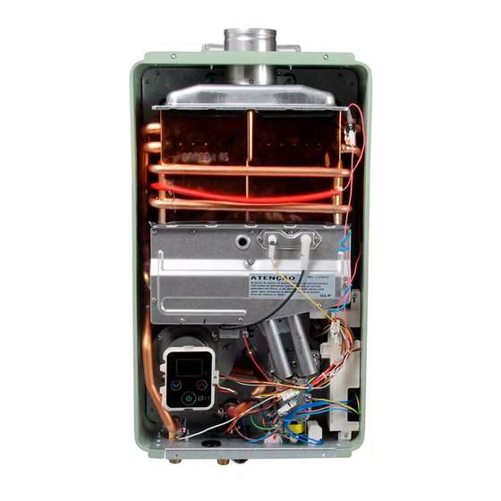 Aquecedor de Água a Gás GLP Digital Rinnai 27 Litros E27 Bivolt