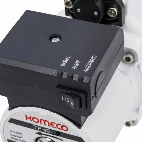Bomba Pressurizador De Água Quente e Frio Tp40 G4 120w Komeco - 127v
