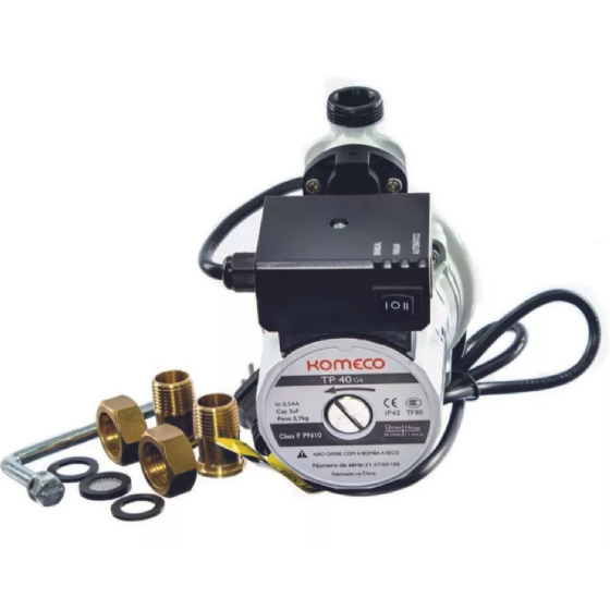 Bomba Pressurizador De Água Quente e Frio Tp40 G4 120w Komeco - 220v