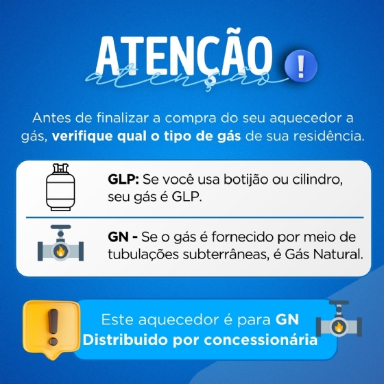 Aquecedor De Água À Gás Rinnai 21 Litros E21 FEH - GN