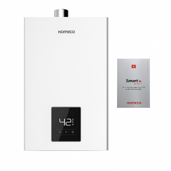 AQUECEDOR DE AGUA A GAS AUTO KO 21D - KOMECO PRIME - BRANCO GLP - 21 LITROS
