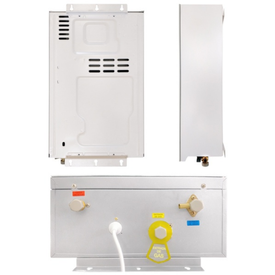 Aquecedor De Água A Gás Komeco 26 Litros Ko 26wh Decor Glp Branco Com Wifi