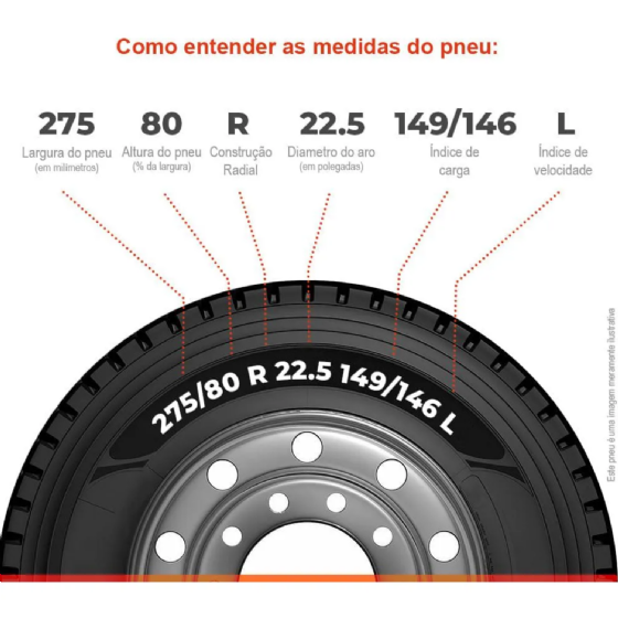 Pneu Caminhão/Ônibus - 275/80R22,5 Advance 149/146L TL