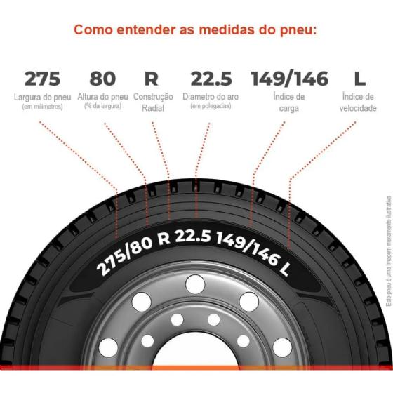 KIT 2 Pneu Caminhão/Ônibus - 275/80R22,5 Advance 149/146L TL