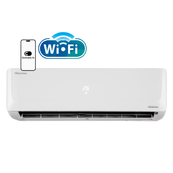 Ar Condicionado Split Hi Wall Inverter Hisense Hi Connect 9000 BTUs Quente/Frio 220V