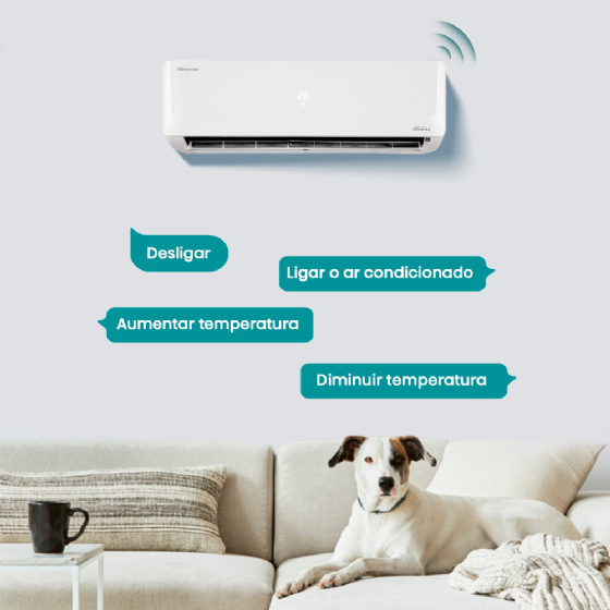 Ar Condicionado Split Hi Wall Inverter Hisense Hi Connect 9000 BTUs Quente/Frio 220V