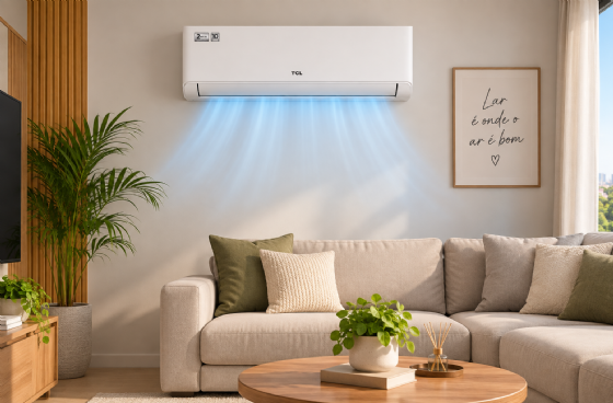 Ar-Condicionado Split Inverter 24000 BTUs TCL T-Pro 2.0 Hi Wall Só Frio TAC-24CTG2-INV 220V