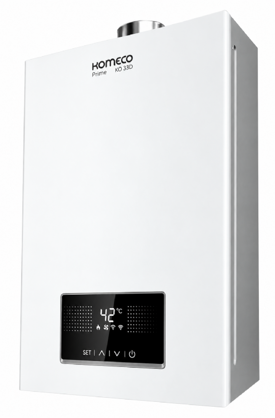 Aquecedor de Água a Gás Komeco KO 33D Prime Wi-Fi 32,5 Litros GLP Branco