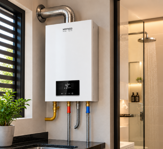 Aquecedor de Água a Gás Komeco KO 33D Prime Wi-Fi 32,5 Litros GLP Branco