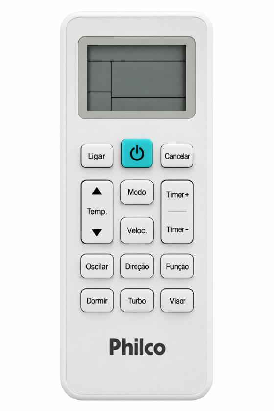 Ar-Condicionado Split Cassete Inverter Philco 55000 BTUs Quente e Frio